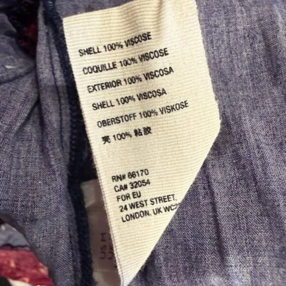 Free People Shibori Swing / Baby Doll Mini Dress with Balloon (Puff) Sleeves - Picture 15 of 16